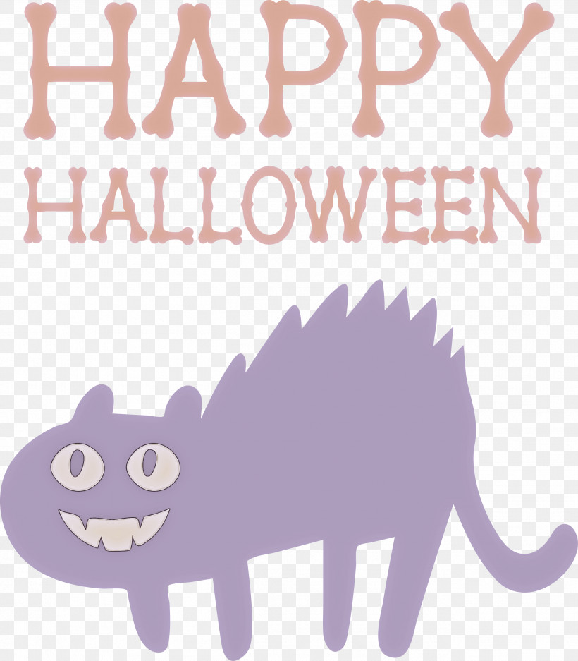 Happy Halloween, PNG, 2623x3000px, Happy Halloween, Cartoon, Cat, Catlike, Meter Download Free