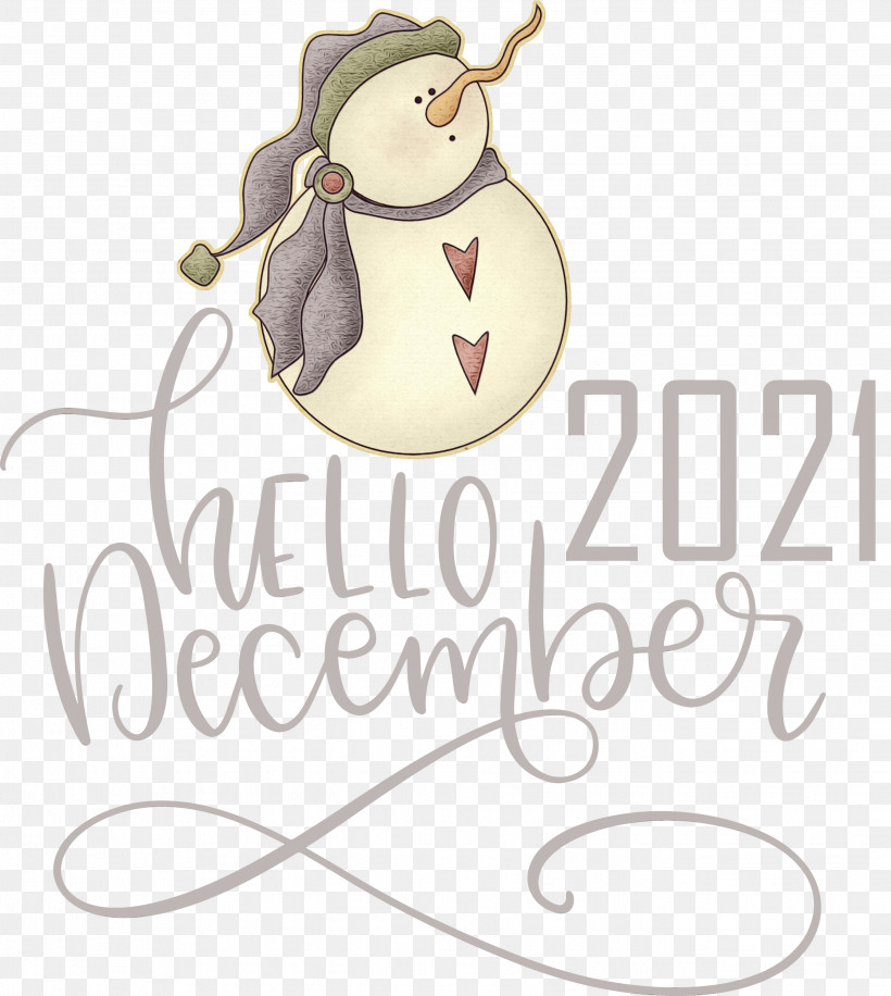 Christmas Day, PNG, 2684x3000px, Hello December, Bauble, Biology, Cartoon, Character Download Free