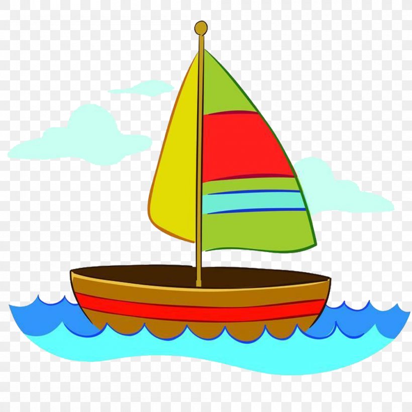 Sailing Ship Clip Art, PNG, 1000x1000px, Sail, Artwork, Boat, Cartoon, Cone Download Free