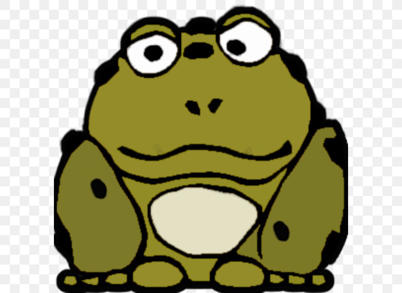 Frog Cartoon Toad Clip Art, PNG, 600x598px, Frog, Amphibian, Artwork, Cartoon, Drawing Download Free