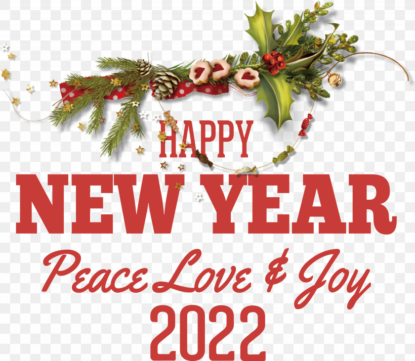 Happy New Year 2022 2022 New Year, PNG, 3000x2615px, Christmas Day, Bauble, Branching, Christmas Tree, Conifers Download Free