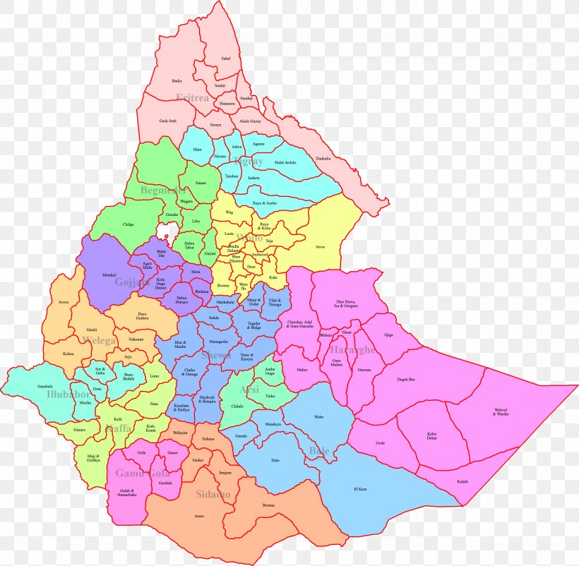 Tigray Region Regions Of Ethiopia Welkait Map Awrajja, PNG, 2555x2501px