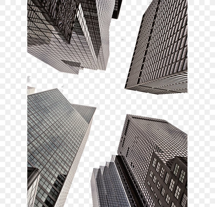Worms-eye View Photography Low-angle Shot Building, PNG, 611x793px, Photography, Architecture, Black And White, Brand, Building Download Free