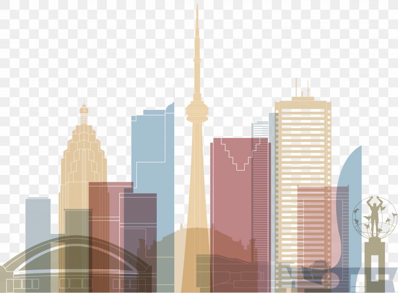 Toronto 2018 Skyline, PNG, 3733x2746px, Toronto, Building, City, Daytime, Information Download Free