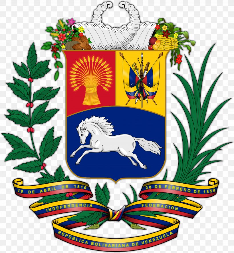 Coat Of Arms Of Venezuela Flag Of Venezuela, PNG, 3500x3782px, Venezuela, Area, Arms Of Canada, Art, Artwork Download Free
