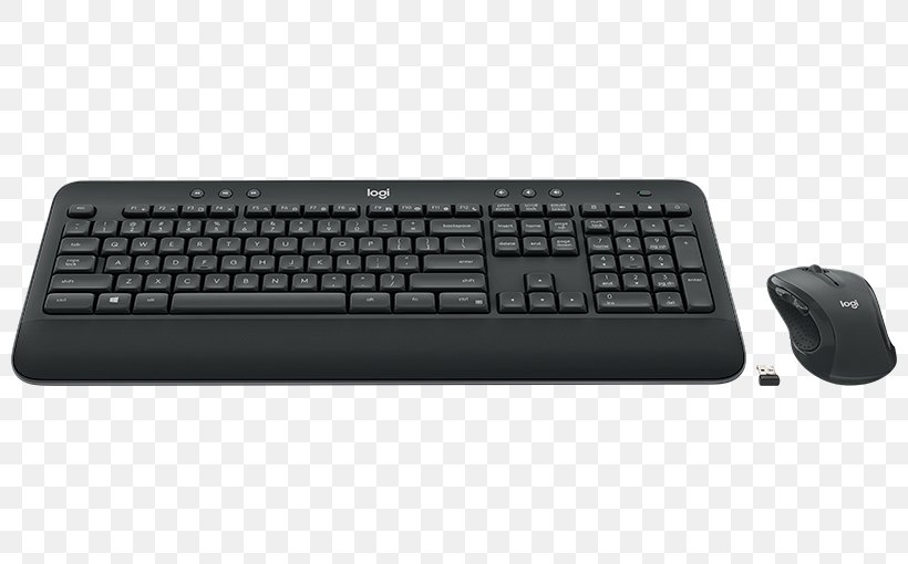 Computer Mouse Computer Keyboard Wireless Keyboard Logitech Unifying Receiver, PNG, 800x510px, Computer Mouse, Azerty, Computer, Computer Accessory, Computer Component Download Free