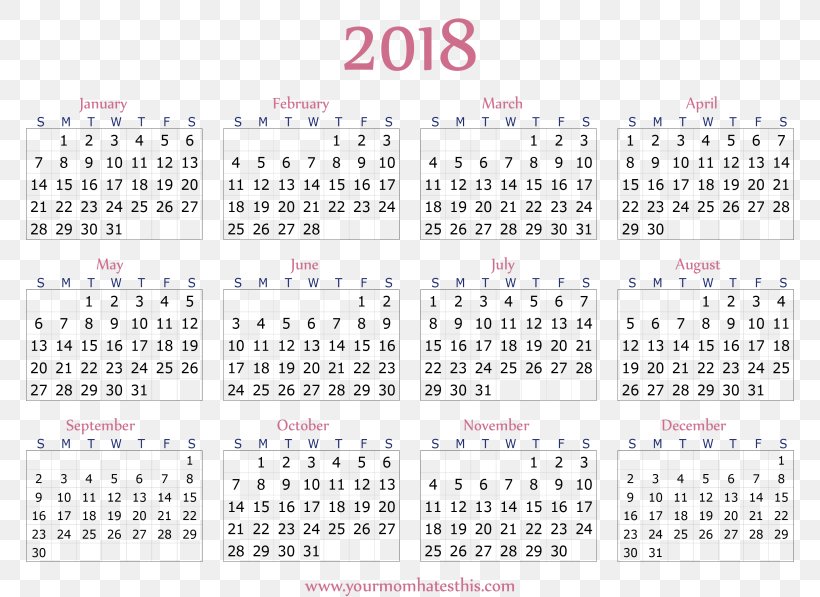 Online Calendar 0 ISO Week Date, PNG, 768x597px, 365day Calendar, 2017, 2018, 2019, Calendar Download Free