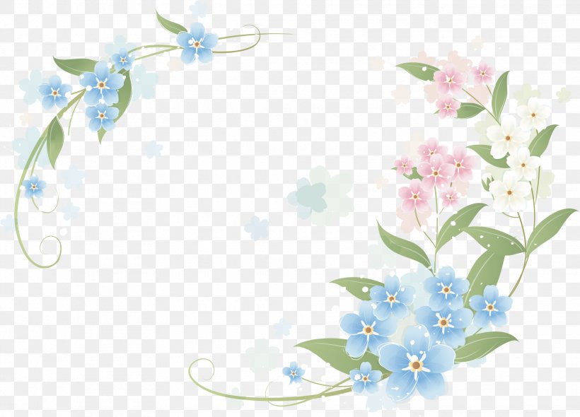 Flower Clip Art, PNG, 1930x1390px, Flower, Blue, Color, Flora, Floral Design Download Free