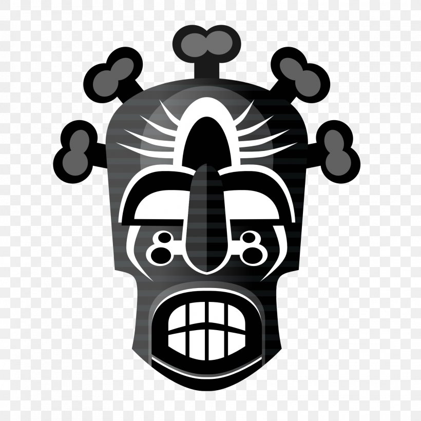 Traditional African Masks Royalty-free Clip Art, PNG, 1969x1969px, Traditional African Masks, African Art, Black And White, Bone, Brand Download Free