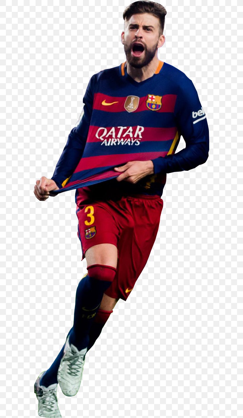 Gerard Piqué FC Barcelona 2017–18 UEFA Champions League Football Player, PNG, 593x1407px, Fc Barcelona, Ball, Cheerleading Uniform, Cheerleading Uniforms, Football Download Free
