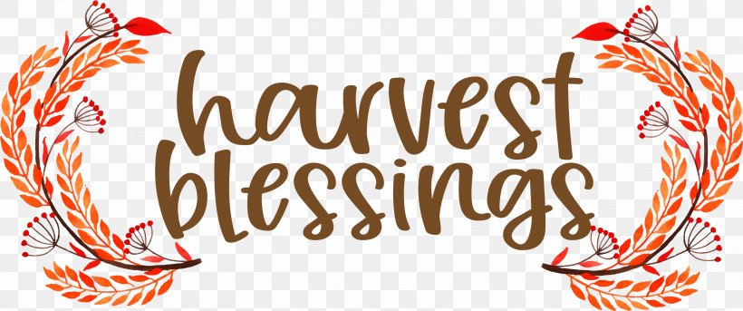 Harvest Blessings Thanksgiving Autumn, PNG, 2524x1056px, Harvest Blessings, Autumn, Calligraphy, Geometry, Line Download Free