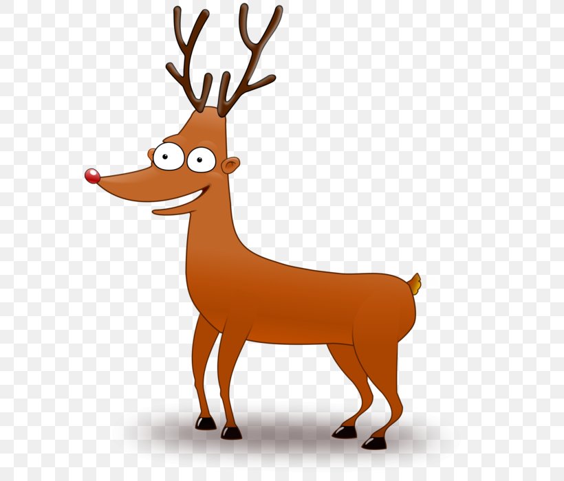 Reindeer Rudolph Clip Art, PNG, 574x700px, Reindeer, Antler, Deer, Display Resolution, Mammal Download Free