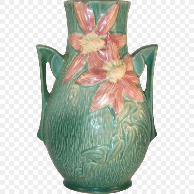 Roseville Pottery Vase Ceramic Pitcher, PNG, 1031x1031px, Roseville, Artifact, Ceramic, Drinkware, Flowerpot Download Free