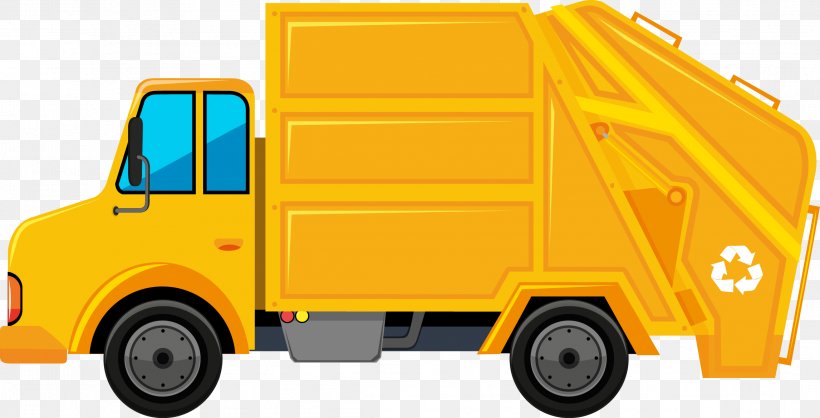 Garbage Truck Rubbish Bins & Waste Paper Baskets Clip Art, PNG, 2293x1171px, Garbage Truck, Automotive Design, Brand, Car, Commercial Vehicle Download Free