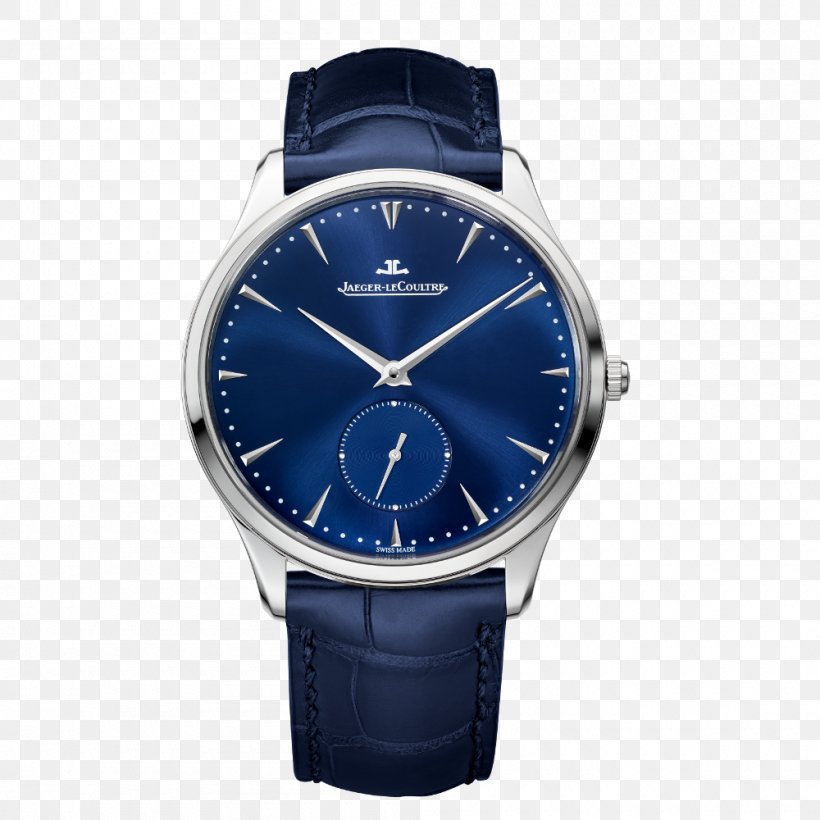 Jaeger-LeCoultre Master Ultra Thin Moon Automatic Watch Jaeger-LeCoultre Reverso, PNG, 1000x1000px, Jaegerlecoultre, Automatic Watch, Brand, Chronograph, Cobalt Blue Download Free