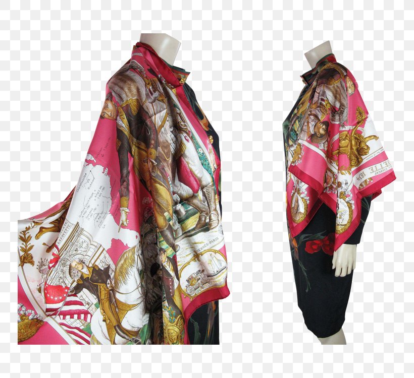 Kimono Outerwear Scarf Stole Hermès, PNG, 750x750px, Kimono, Clothing, Costume, Hermes, Outerwear Download Free
