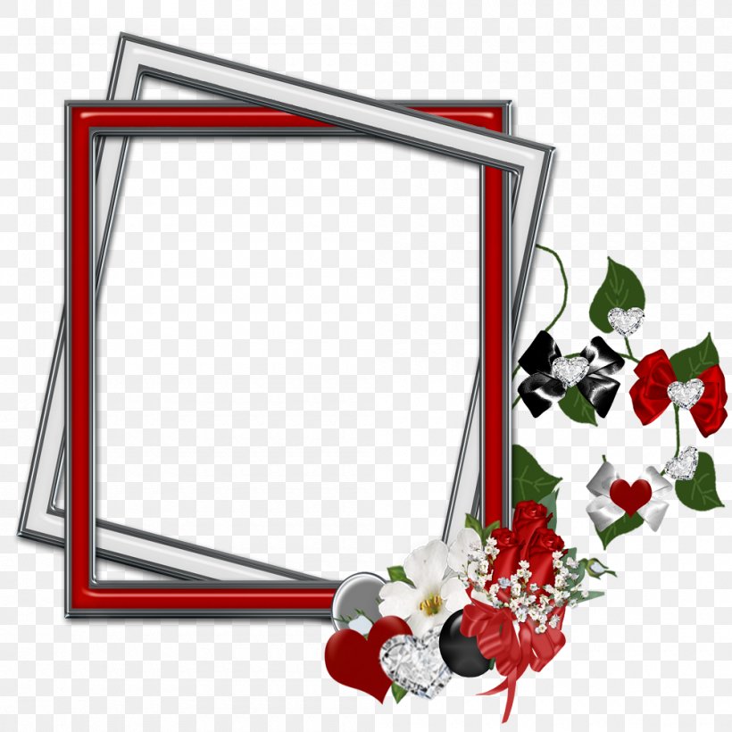 Picture Frames Clip Art, PNG, 1000x1000px, Picture Frames, Cut Flowers, Decor, Digital Photo Frame, Flora Download Free