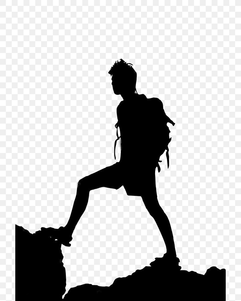 Backpacking Backpacker Hiking, PNG, 716x1023px, Backpacking, Arm, Backpacker, Black, Black And White Download Free