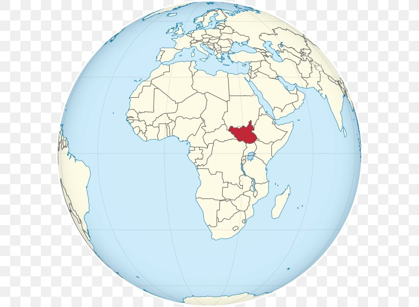 Globe World Map South Sudan World Map, PNG, 600x600px, Globe, Africa, Blank Map, Country, Earth Download Free