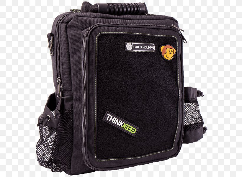 Bag Of Holding Messenger Bags ThinkGeek Inc., PNG, 600x600px, Messenger Bags, Backpack, Bag, Baggage, Black Download Free