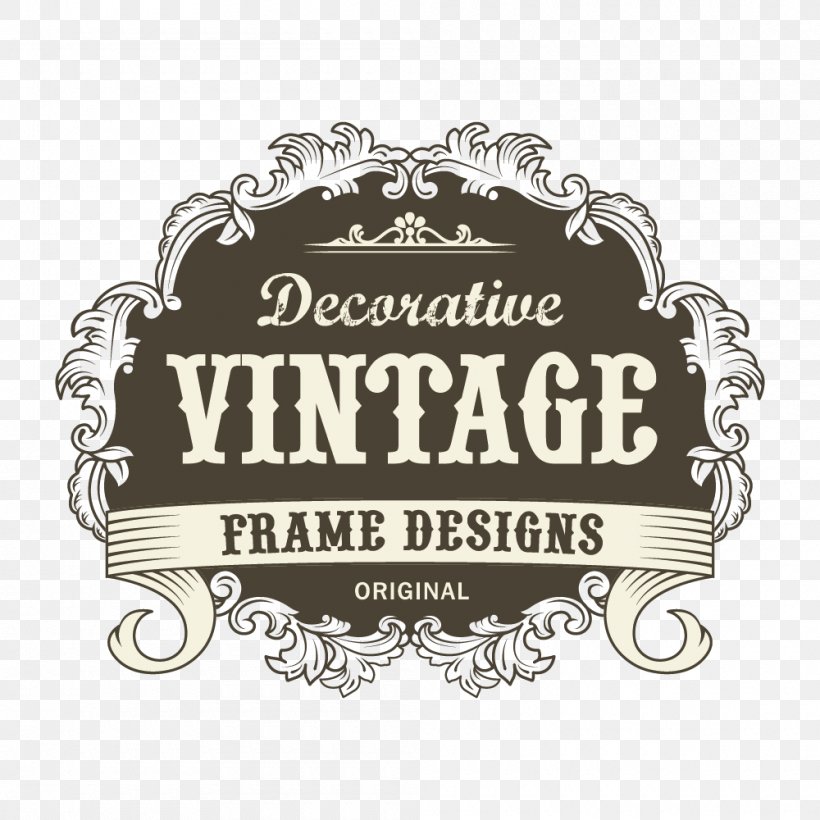 Logo Retro Style Illustration, PNG, 1000x1000px, Logo, Banner, Brand, Calligraphy, Drawing Download Free