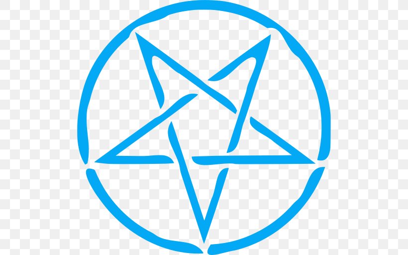 T-shirt Church Of Satan Pentagram Sigil Of Baphomet Satanism, PNG, 510x512px, Tshirt, Area, Baphomet, Blue, Church Of Satan Download Free