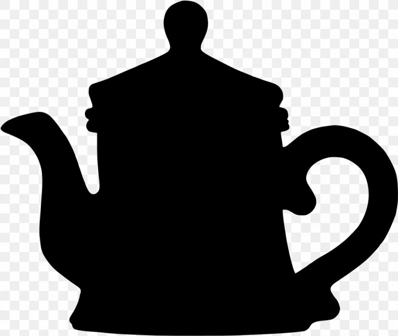 Teapot Kettle Black Silhouette Clip Art, PNG, 937x793px, Teapot, Black, Blackandwhite, Kettle, Silhouette Download Free