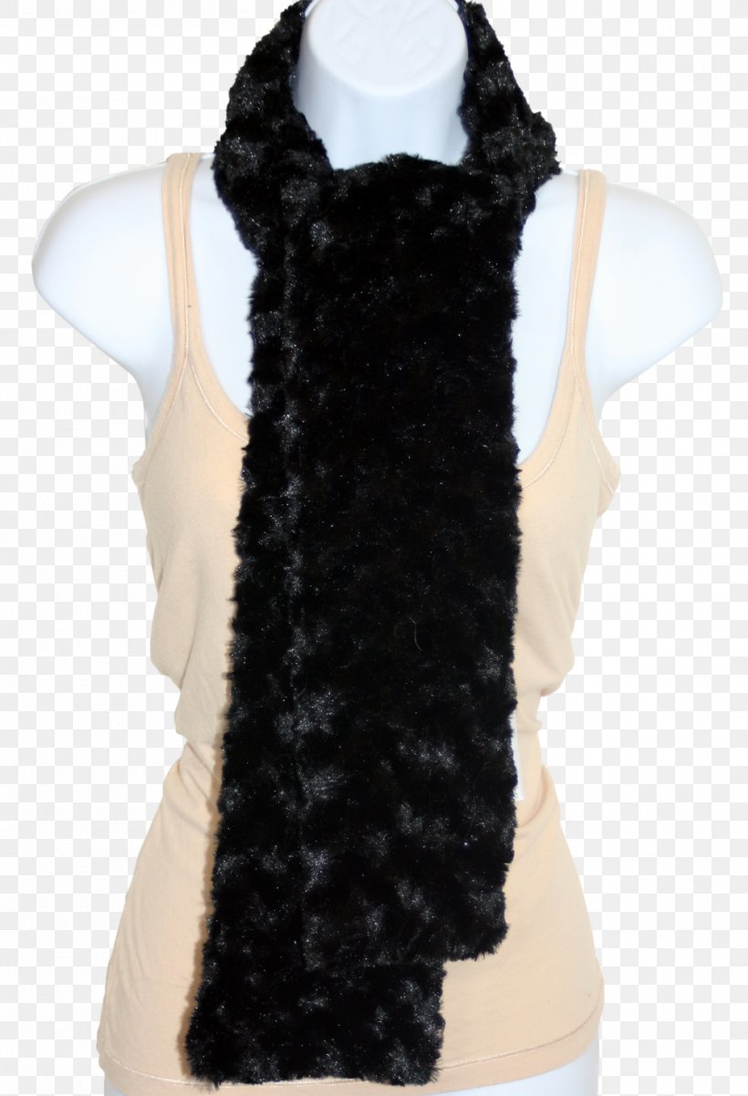 Black Neck Fur Scarf Stole, PNG, 999x1465px, Black, Black M, Color, Fur, Fur Clothing Download Free