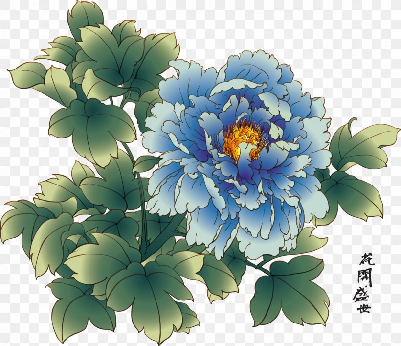 China Peony Chinese Painting, PNG, 1285x1109px, China, Annual Plant, Artificial Flower, Birdandflower Painting, Chinese Calligraphy Download Free