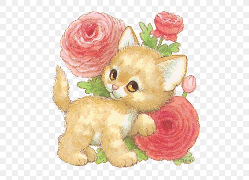 Kitten Cat Painting Art, PNG, 541x594px, Watercolor, Cartoon, Flower, Frame, Heart Download Free