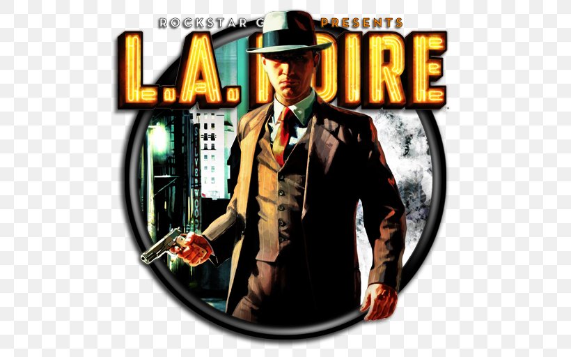 L.A. Noire Red Dead Redemption Rockstar Games Video Game Cole Phelps, PNG, 512x512px, La Noire, Cole Phelps, Detective, Film, Grand Theft Auto Iv Download Free