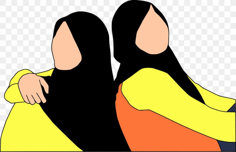 Islam Hijab Muslim Clip Art, PNG, 960x619px, Watercolor, Cartoon, Flower, Frame, Heart Download Free