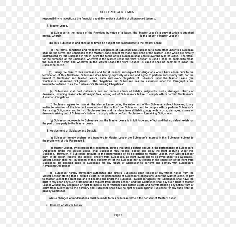 Document Contract Rental Agreement Lease California, PNG, 612x792px, Document, Addendum, Area, California, Contract Download Free