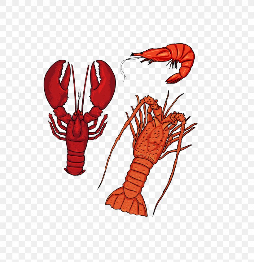 Seafood Lobster Silhouette Cartoon, PNG, 1024x1059px, Seafood, Art, Cartoon, Crayfish, Decapoda Download Free
