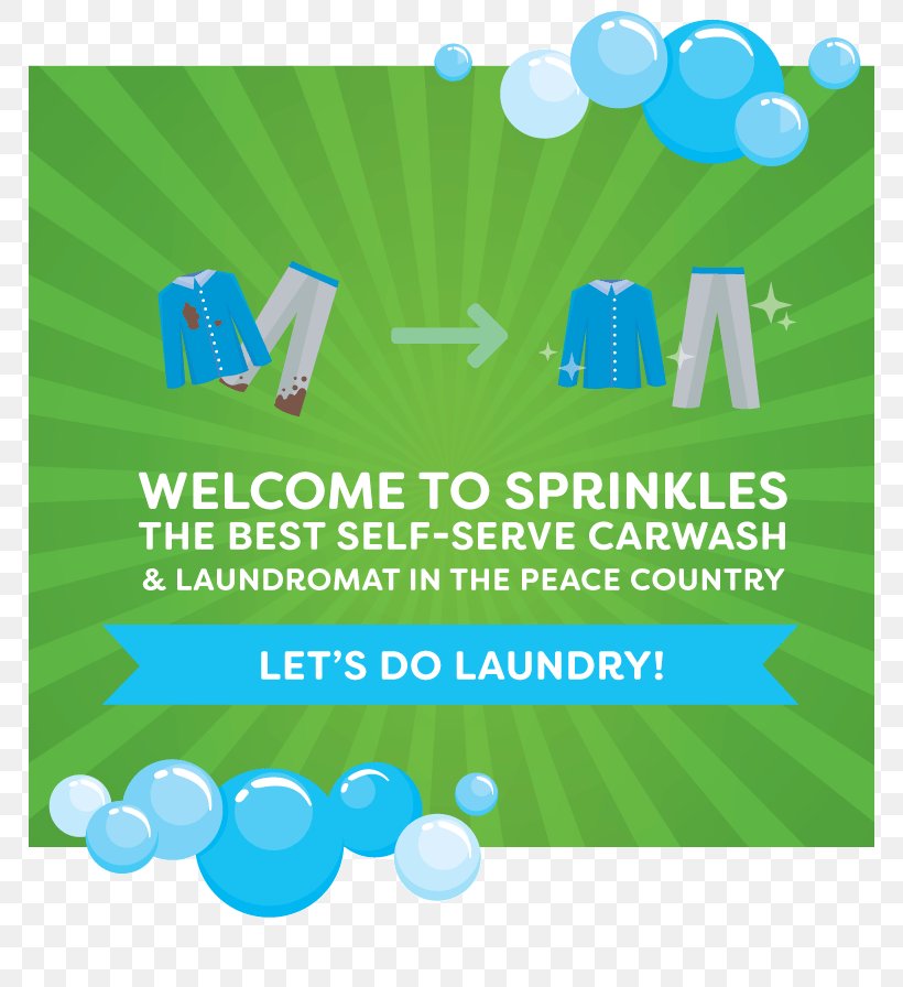 Sprinkles Carwash And Laundry Self-service Laundry Washing Industry, PNG, 768x896px, Laundry, Advertising, Alberta, Aqua, Area Download Free