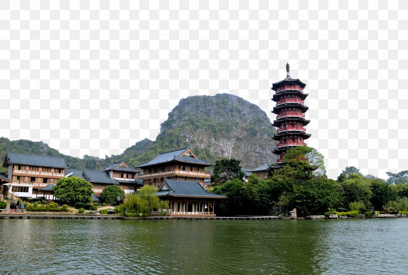 Guilin Landscape, PNG, 1354x916px, Guilin, Architecture, China, Lake, Landscape Download Free