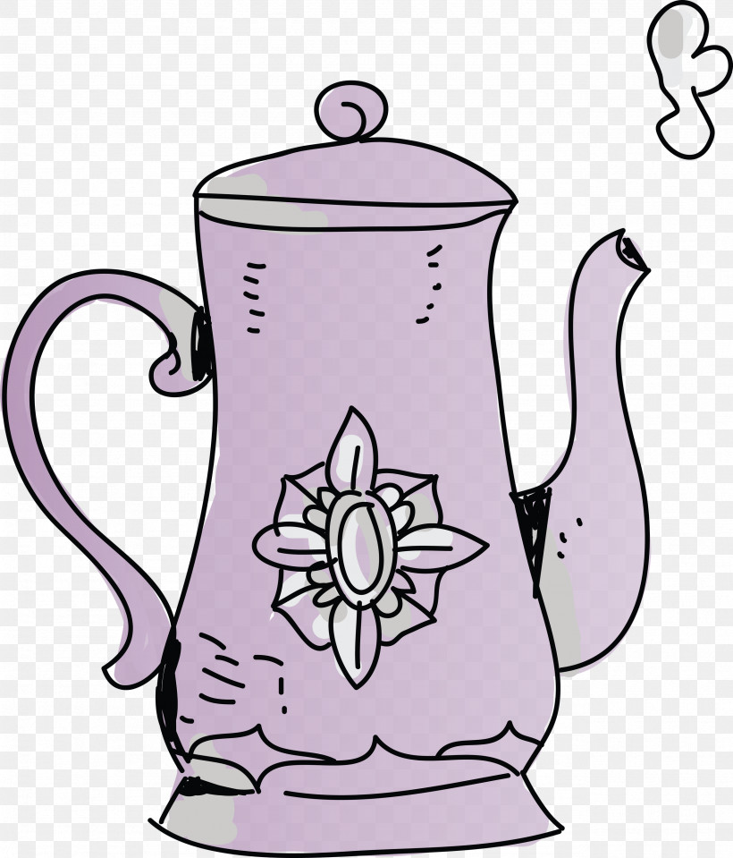Kettle Mug Teapot Tennessee Purple, PNG, 2564x3000px, Kettle, Meter, Mug, Purple, Teapot Download Free