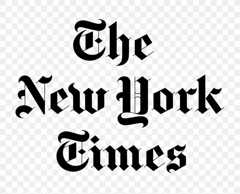 Banana Skirt Productions The New York Times Logo Business Newspaper, PNG, 1176x952px, New York Times, Area, Black, Black And White, Brand Download Free