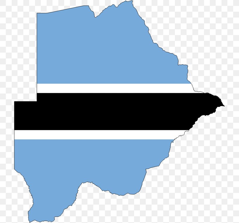 Flag Of Botswana Map National Flag, PNG, 723x763px, Botswana, Blank Map, File Negara Flag Map, Flag, Flag Of Botswana Download Free