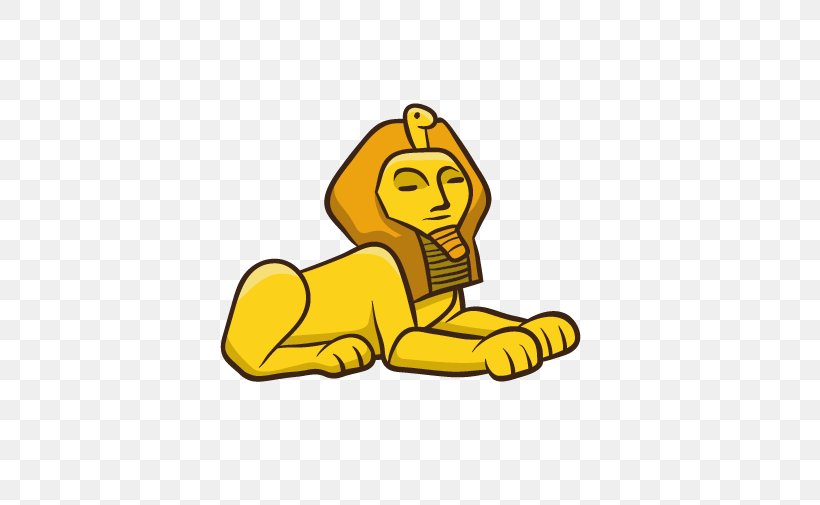 Great Sphinx Of Giza Egyptian Pyramids Lion Ancient Egypt, PNG, 510x505px, Great Sphinx Of Giza, Ancient Egypt, Area, Art, Cartoon Download Free