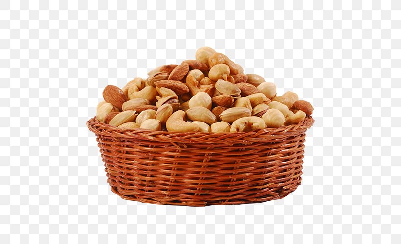 Mixed Nuts Food Gift Baskets Peanut, PNG, 500x500px, Nut, Basket, Commodity, Food, Food Gift Baskets Download Free