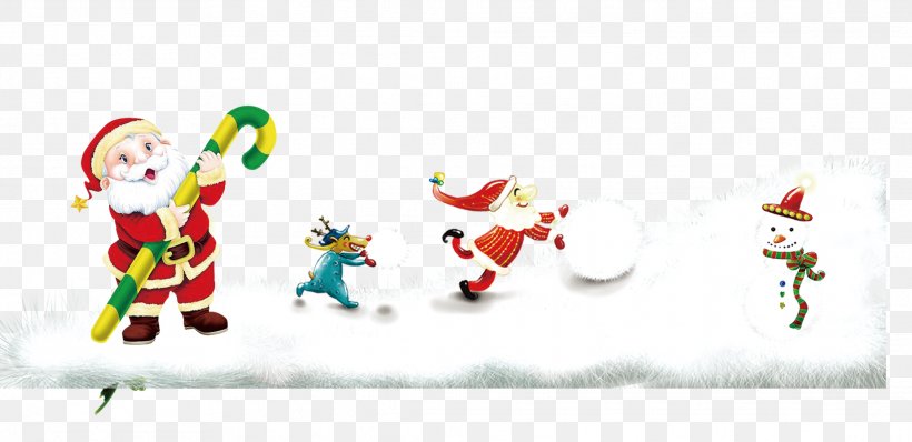 Santa Claus Christmas Ornament Snowman Clip Art, PNG, 2229x1083px, Santa Claus, Area, Art, Cartoon, Christmas Download Free