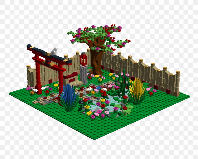 Lego Ideas Japanese Garden Design, PNG, 1033x828px, Lego, Bench, Garden, Garden Design, Garden Pond Download Free