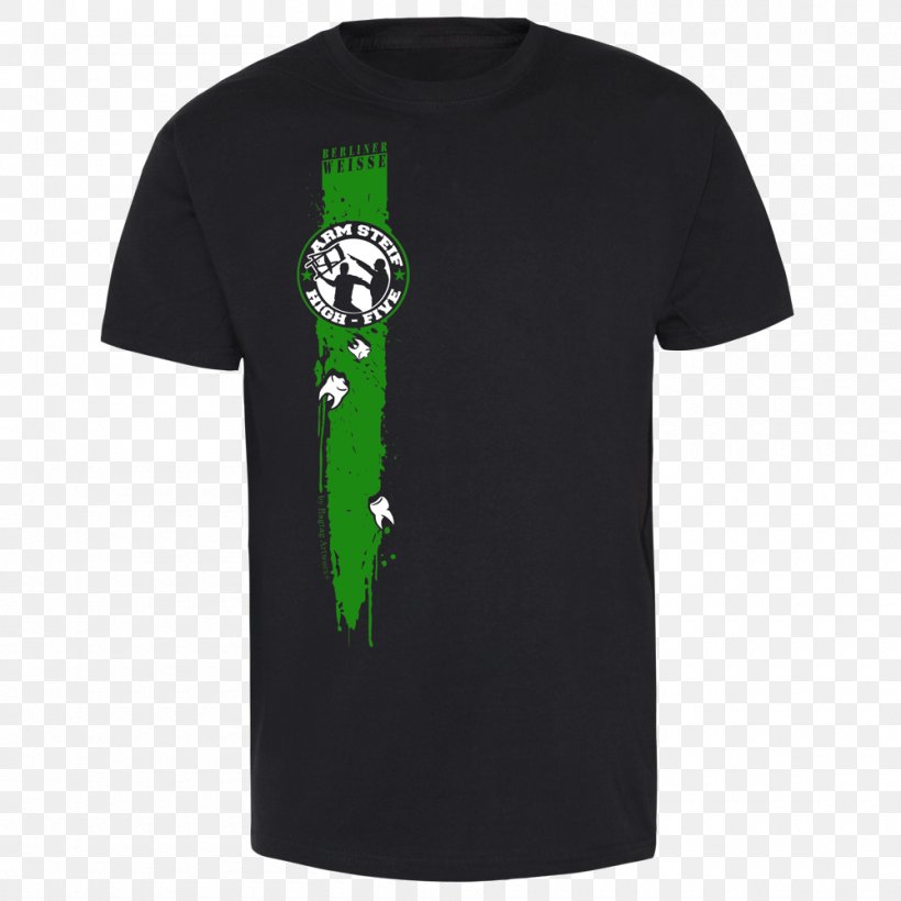 T-shirt Sleeve Green Font, PNG, 1000x1000px, Tshirt, Active Shirt, Brand, Clothing, Green Download Free
