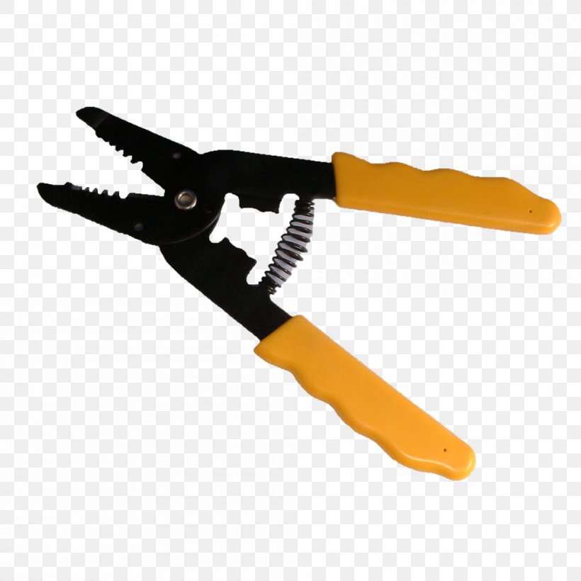 Diagonal Pliers Wire Stripper Lineman's Pliers Crimp Tool, PNG, 1000x1000px, Diagonal Pliers, Coaxial Cable, Computer Network, Crimp, Cutting Download Free