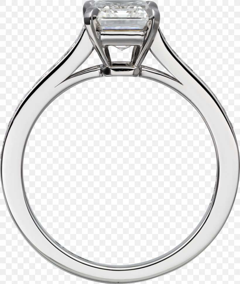 Ring Platinum Diamond Brilliant Emerald, PNG, 864x1024px, Ring, Body Jewelry, Brilliant, Carat, Cartier Download Free