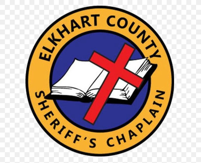 Clip Art Emblem Organization Elkhart County Sheriff Brand, PNG, 654x664px, Emblem, Area, Badge, Brand, Chaplain Download Free