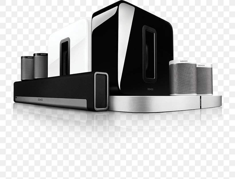Sonos Home Theater Systems Loudspeaker Soundbar Wireless, PNG, 730x626px, 51 Surround Sound, Sonos, Amazon Alexa, Computer Speaker, Electronics Download Free