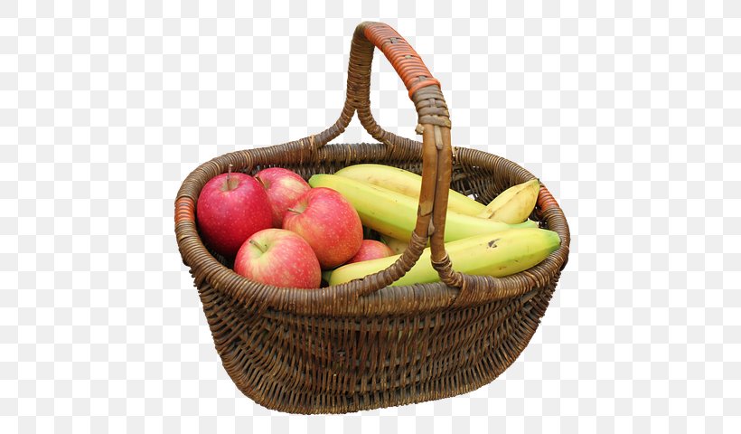 Apple Basket Banana Fruit Food, PNG, 533x480px, Apple, Auglis, Banana, Basket, Diet Food Download Free