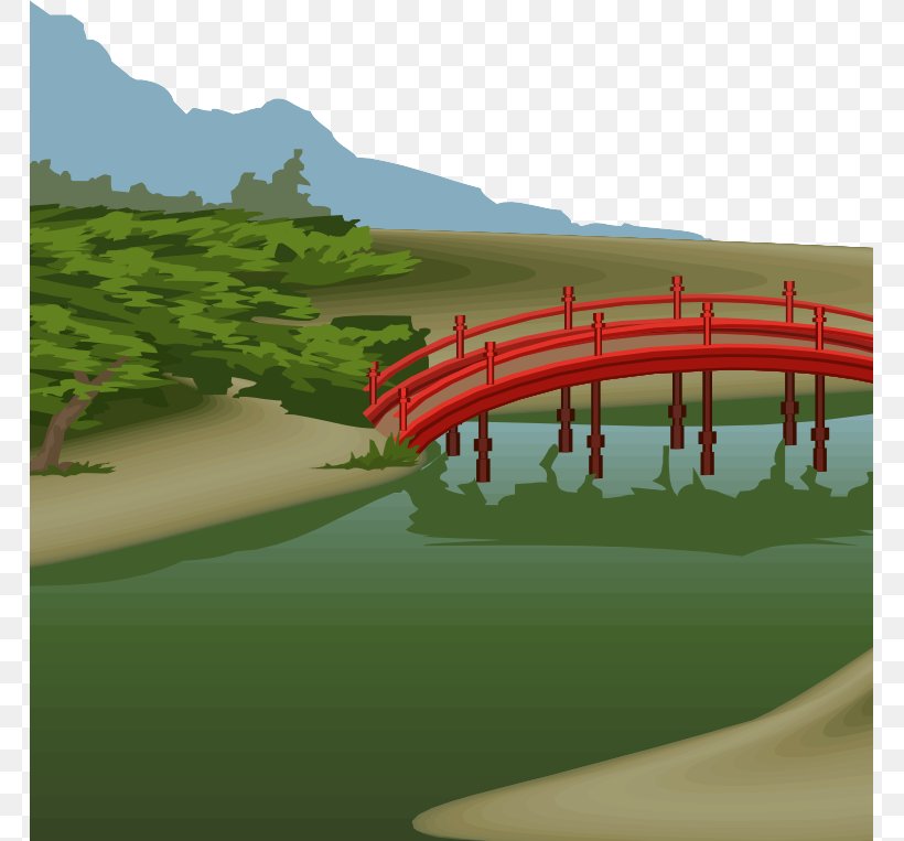 Download Bridge Illustration, PNG, 765x763px, Bridge, Arch Bridge, Cartoon, Ecoregion, Fixed Link Download Free